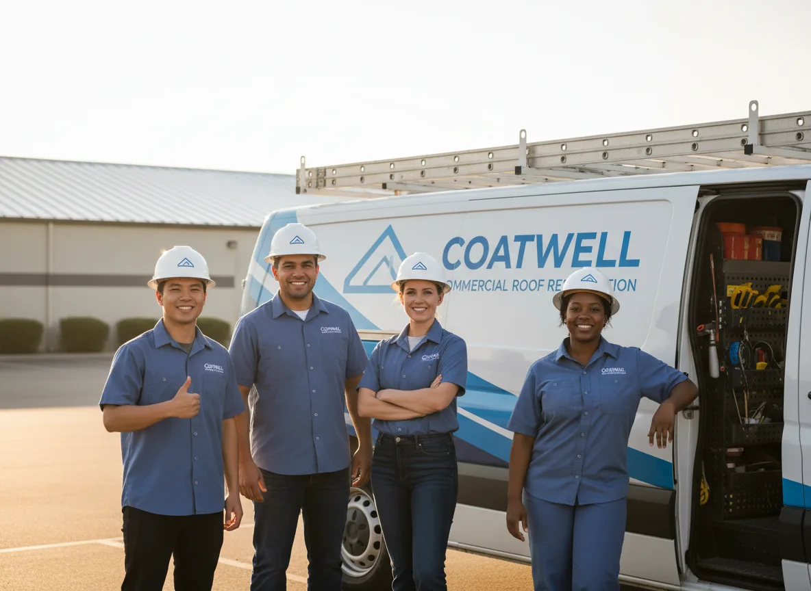 Commercial roof coating company in Verden, OK